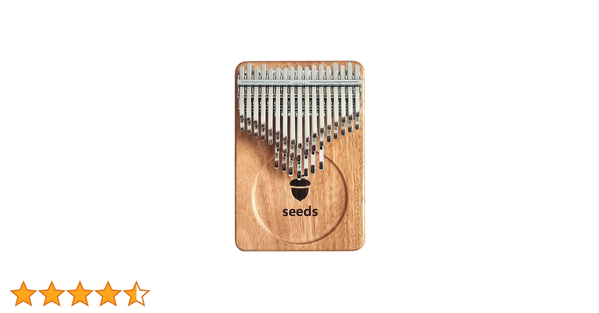 Amazon | seeds カリンバ 41キー 軽量 親指ピアノ 初心者セット （3段